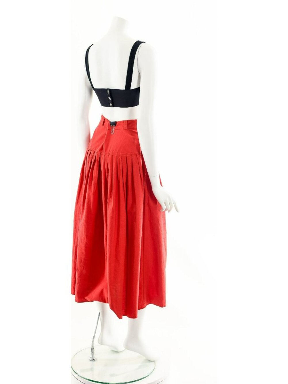 Cotton Midi Skirt - Picture 6 of 10